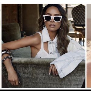 Quay sunglasses white don’t a me quay x desi